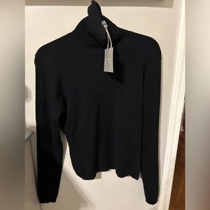 NWT soft black turtleneck